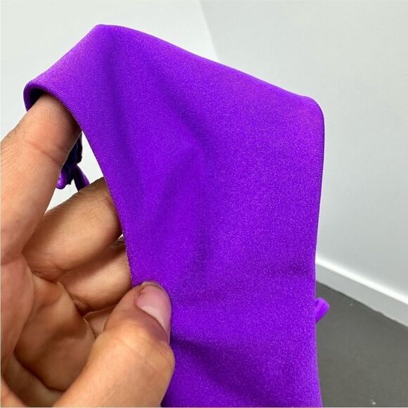 Isidora ITL Swim Mila Bikini Top Triangle Halter In Violet Purple Size M - Picture 6 of 8